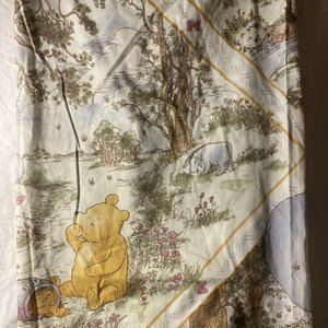 VTG Classic Winnie The Pooh & Friends Fabric Shower Curtain 69"x69" Springs USA